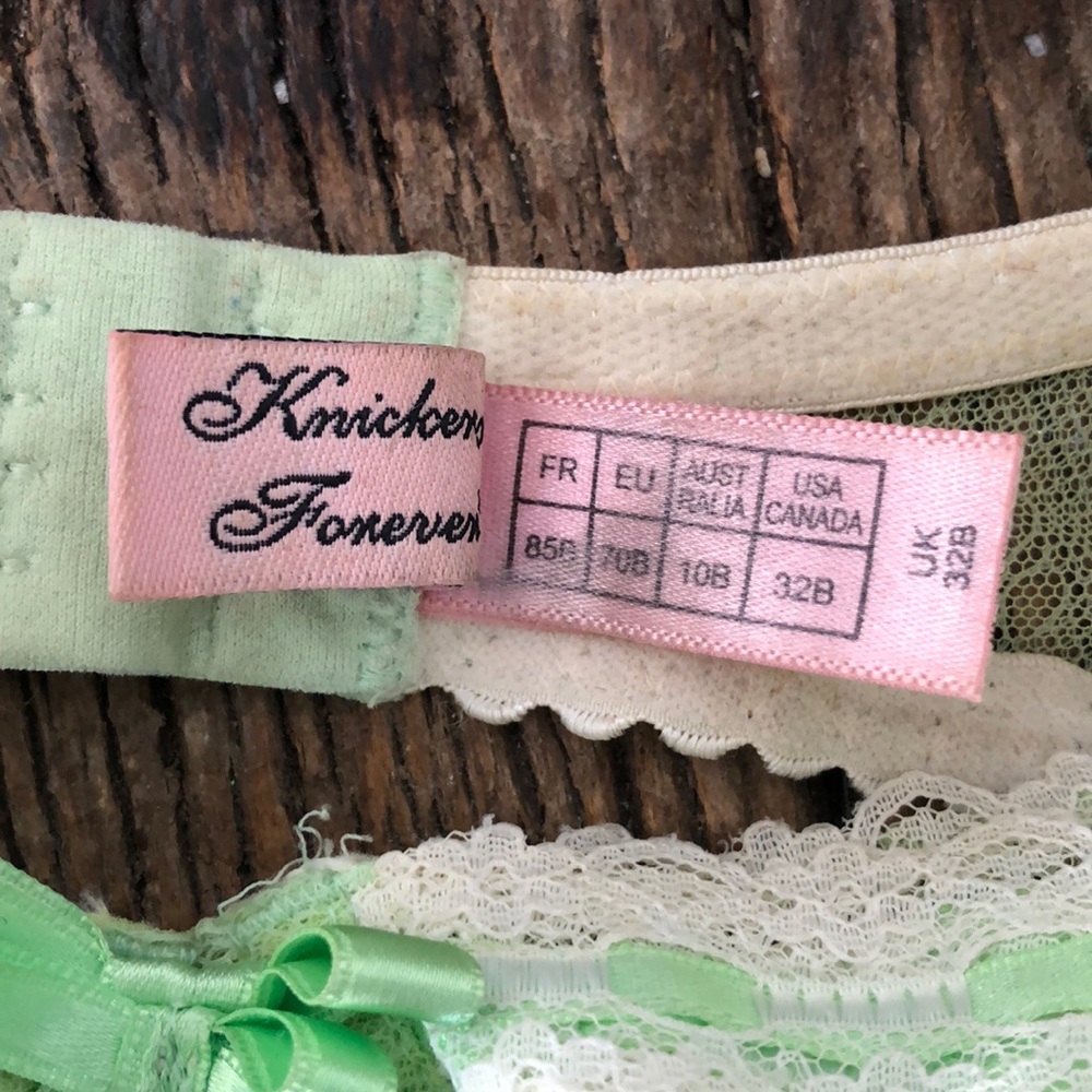 Agent provocateur knickers forever green lace bra - Picture 3 of 5